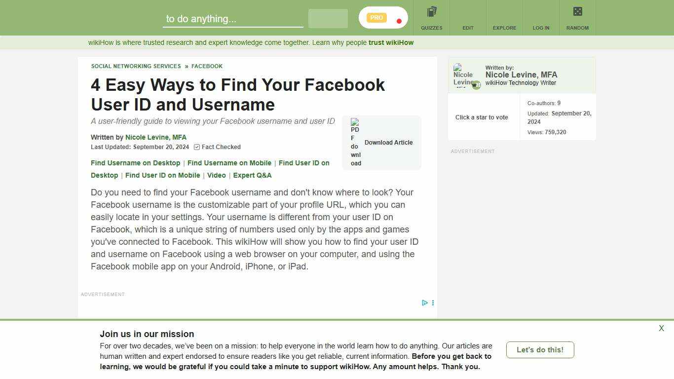 How to Find Your Username & User ID on Facebook: 4 Ways